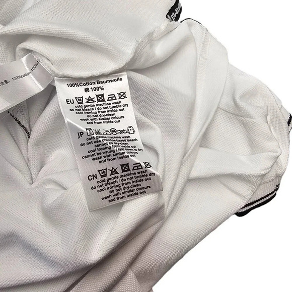 Mercedes AMG  Short Sleeve Polo Shirt Size XL White Racing - Picture 12 of 13